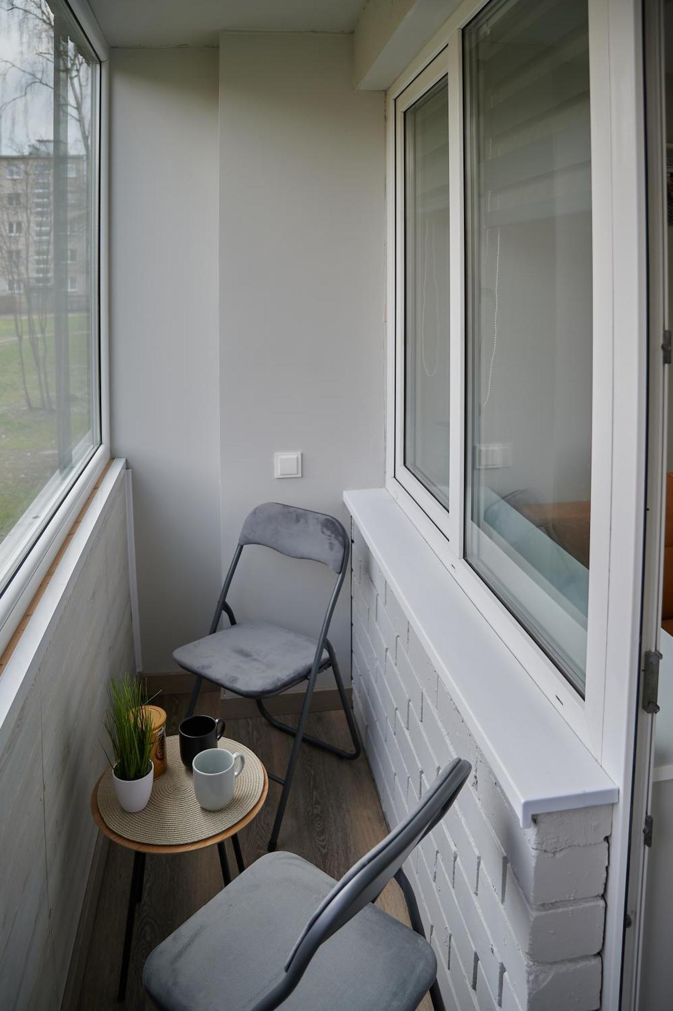 Studio Cozy Visit, Balcony, 24H Self Check-In, First Floor, Great Location カウナス エクステリア 写真